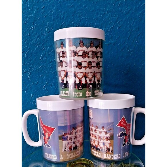 Vinatge Texas Rangers Collector Mugs, Key Chains and Pen - Picture 2 of 16